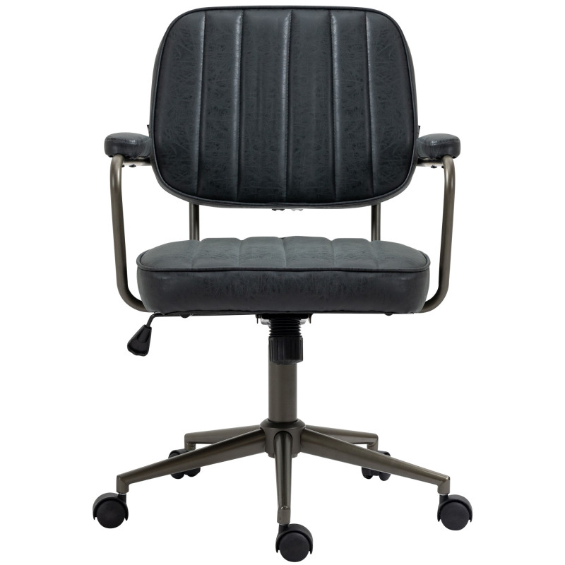 Chaise de bureau Natrona, noir antique