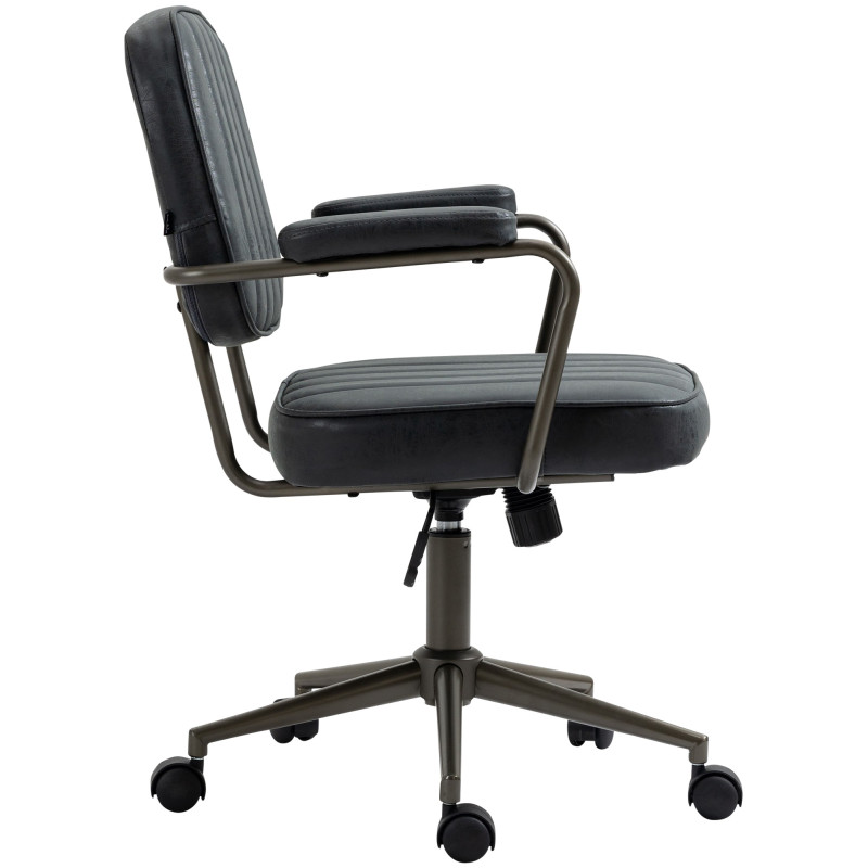 Chaise de bureau Natrona, noir antique