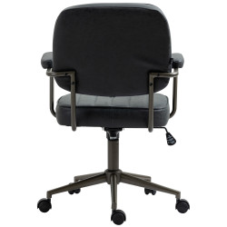 Chaise de bureau Natrona, noir antique