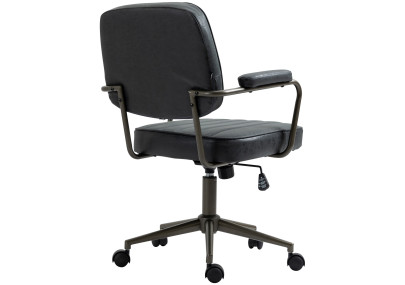 Chaise de bureau Natrona, noir antique