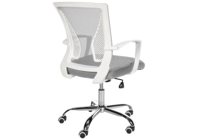 Silla De Oficina Tracy Cromado,Gris claro