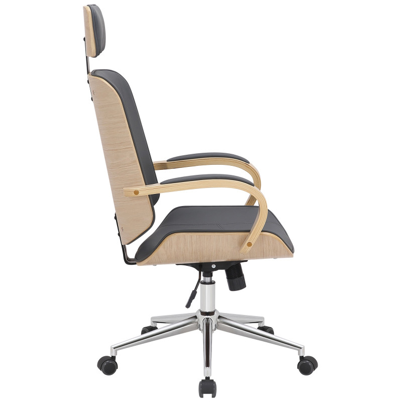 Silla De Oficina Dayton Natural/gris
