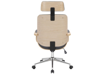 Silla De Oficina Dayton Natural/gris