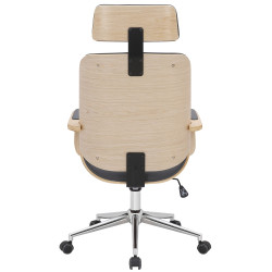 Silla De Oficina Dayton Natural/gris