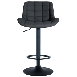 Taburete de bar Tover Negro,Simil cuero