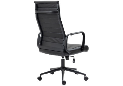 Chaise de bureau Columbus, noire/noire