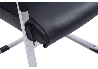 Ensemble de 2 chaises cantilever XL Anubis noires