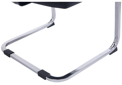 Ensemble de 2 chaises cantilever XL Anubis noires