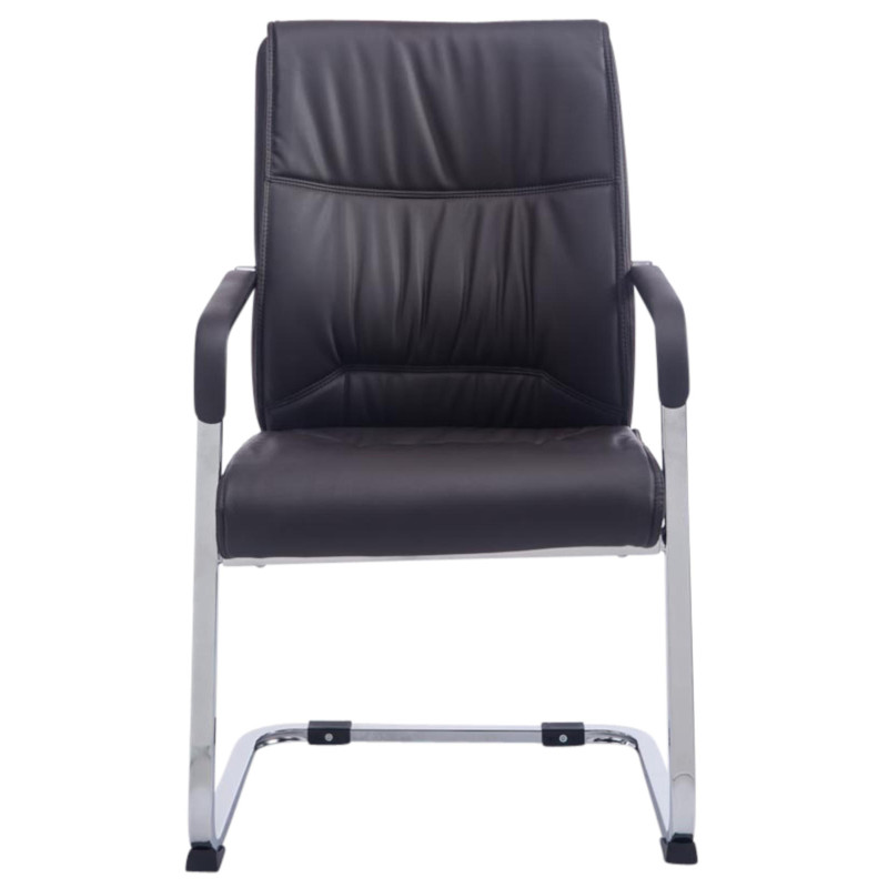 Ensemble de 2 chaises cantilever XL Anubis marron