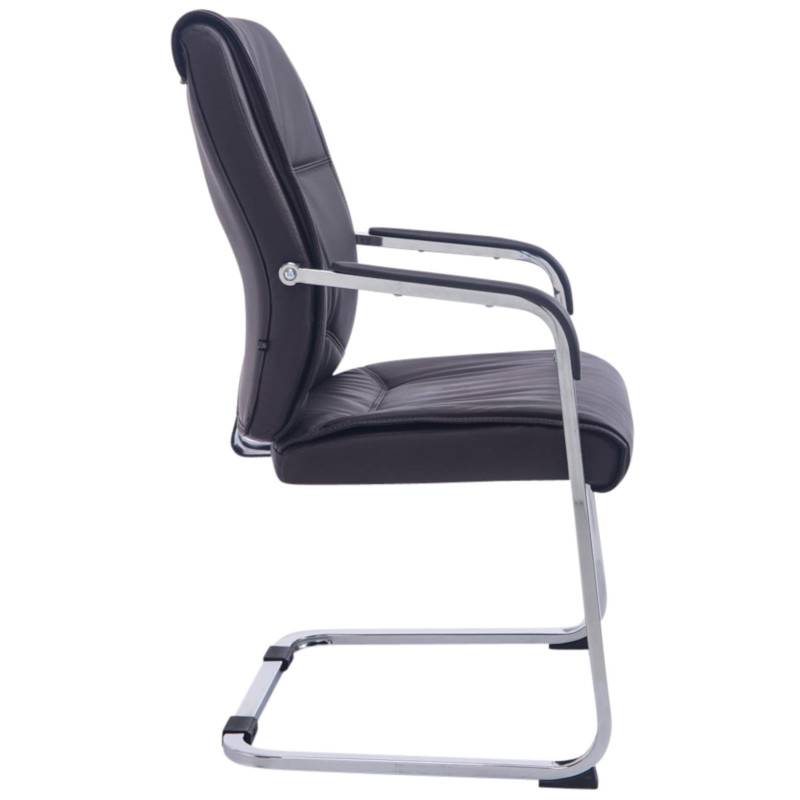 Ensemble de 2 chaises cantilever XL Anubis marron