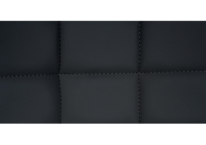 Tabouret de bar Tover, similicuir, noir