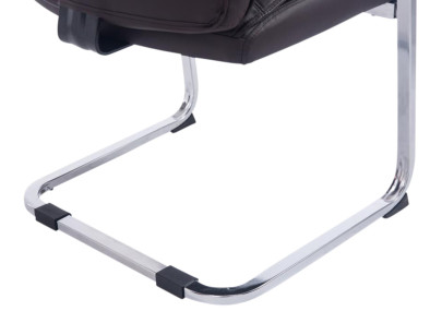 Ensemble de 2 chaises cantilever XL Anubis marron