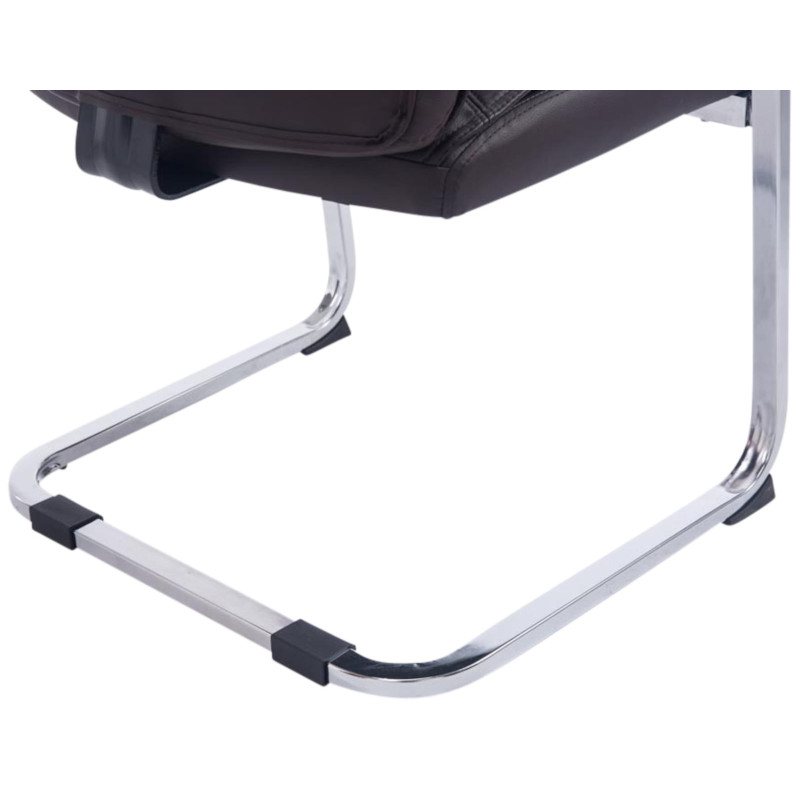 Ensemble de 2 chaises cantilever XL Anubis marron