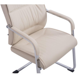 Ensemble de 2 chaises cantilever XL Anubis crème