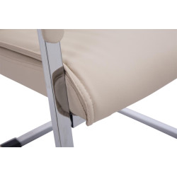 Ensemble de 2 chaises cantilever XL Anubis crème
