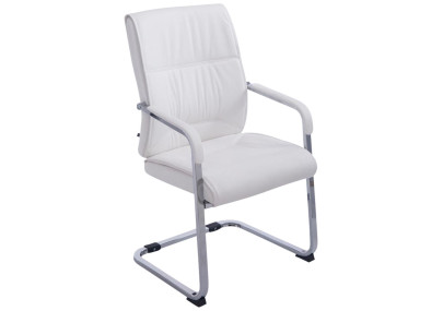 Ensemble de 2 chaises cantilever XL Anubis blanches