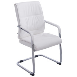 Ensemble de 2 chaises cantilever XL Anubis blanches