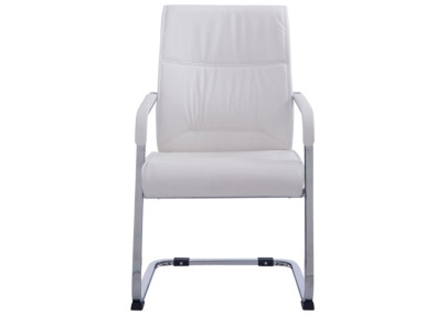 Ensemble de 2 chaises cantilever XL Anubis blanches