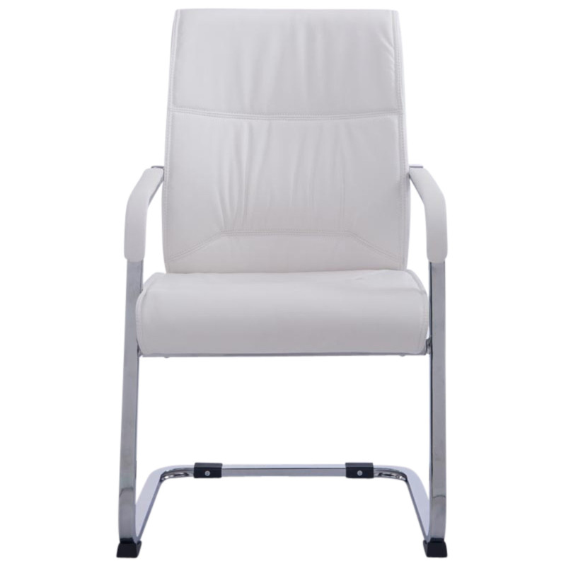 Ensemble de 2 chaises cantilever XL Anubis blanches