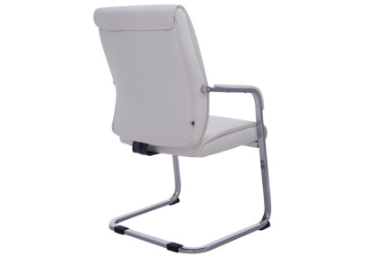 Ensemble de 2 chaises cantilever XL Anubis blanches
