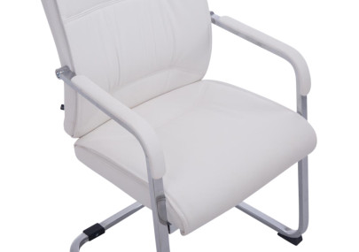 Ensemble de 2 chaises cantilever XL Anubis blanches