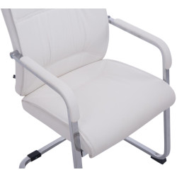 Ensemble de 2 chaises cantilever XL Anubis blanches