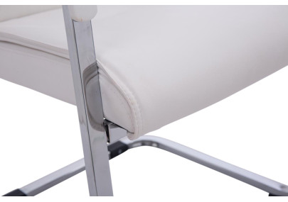 Ensemble de 2 chaises cantilever XL Anubis blanches