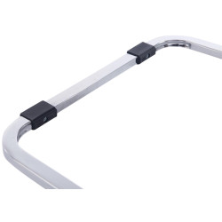 Set de 2 sillas Cantiléver Anubis en piel sintética Blanco