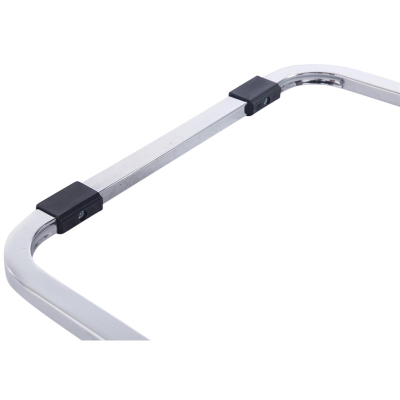 Set di 2 sedie a sbalzo XXL Anubis in similpelle bianco