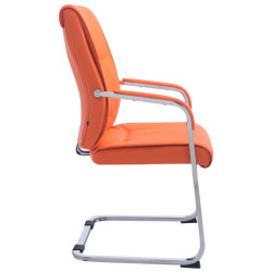 Ensemble de 2 chaises cantilever XL Anubis orange