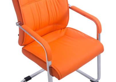 Ensemble de 2 chaises cantilever XL Anubis orange