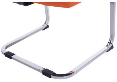 Ensemble de 2 chaises cantilever XL Anubis orange