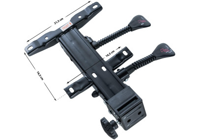 Soporte de asiento con mecanismo de control para sillas de oficina Negro