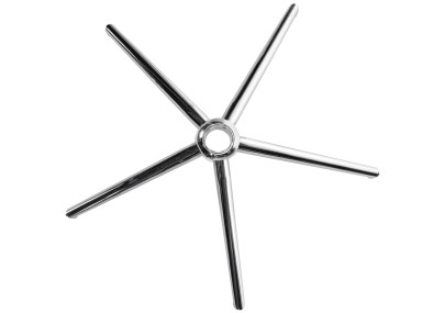 Repose-pieds carré chromé