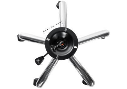 Cadre de chaise de bureau Emil, chrom?