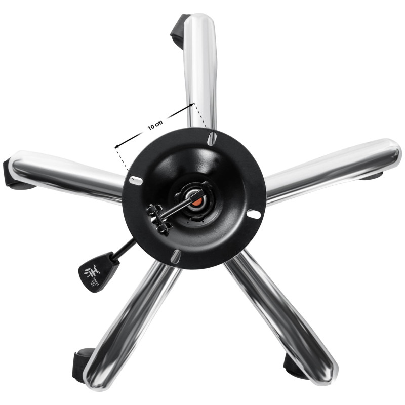 Cadre de chaise de bureau Emil, chromé