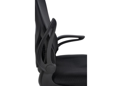 Chaise de bureau Hudson, noire