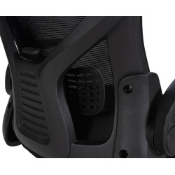 Chaise de bureau Hudson, noire