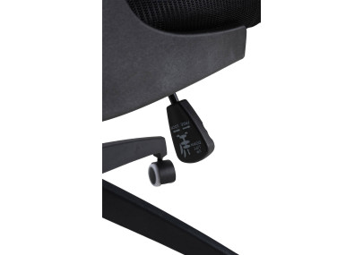 Chaise de bureau Hudson, noire