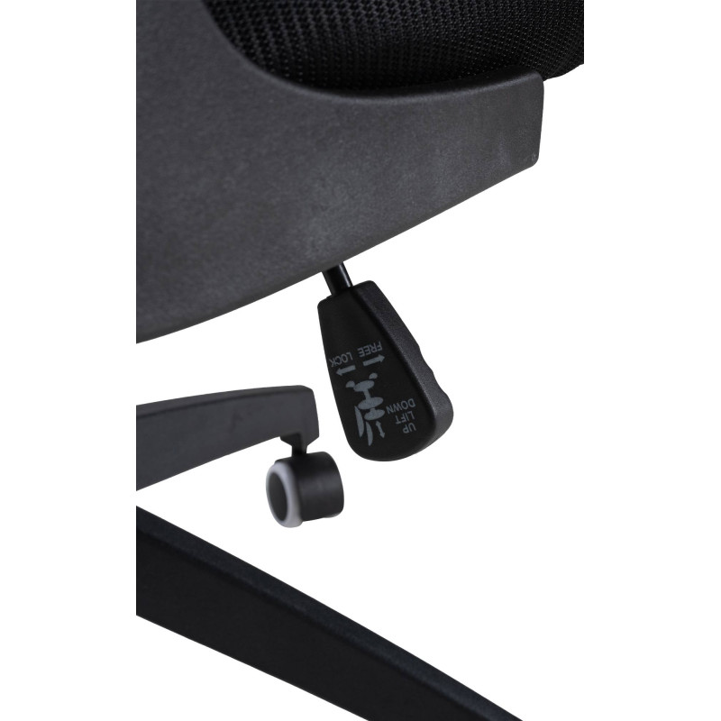 Chaise de bureau Hudson, noire