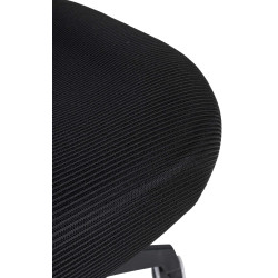 Chaise de bureau Hudson, noire