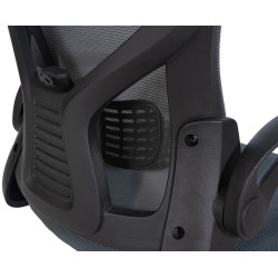 Chaise de bureau Hudson, grise