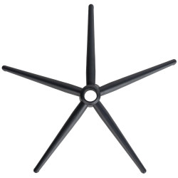 Base Cross Square Para Silla De Oficina Negro Negro,70 cm