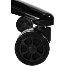 Fauteuil de bureau Keren, cuir v?ritable, blanc