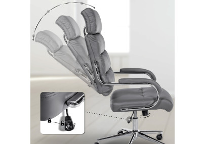 Chaise de bureau Campo, grise