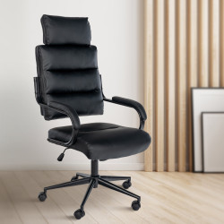 Chaise de bureau Campo noire/noire