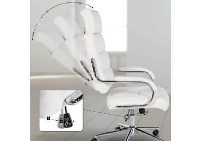 Chaise de bureau Campo blanche