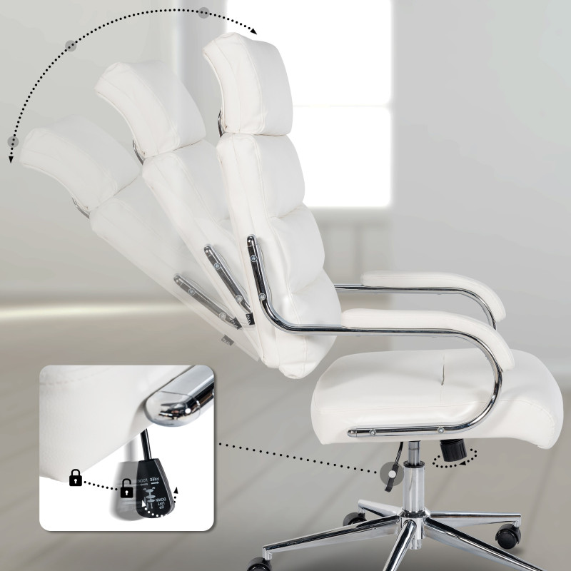 Chaise de bureau Campo blanche