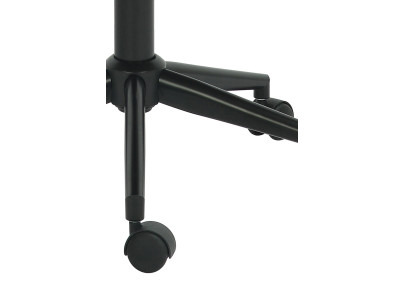 Chaise de bureau Harvest en similicuir noyer/noir