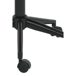 Silla de oficina Harvest en piel sintética Nogal/negro